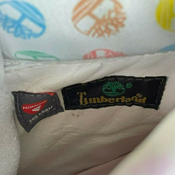 Timberland Signature Logo Lace Up Snow Boots 9.5 - Picture 9 of 11
